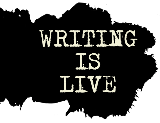 writing is live logo