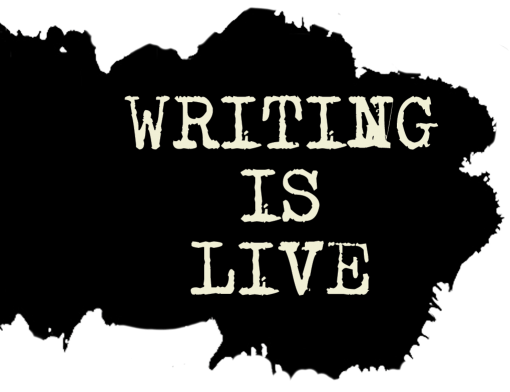 Writing is live logo